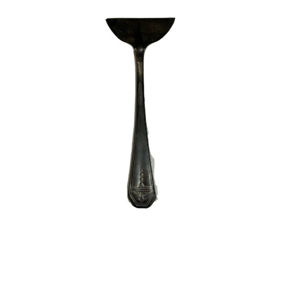 ANTIQUE VINTAGE COLLECTIBLE Shovel 4” Wm.ROGERS & SON AA SILVER PLATE Orig Box - Picture 1 of 7